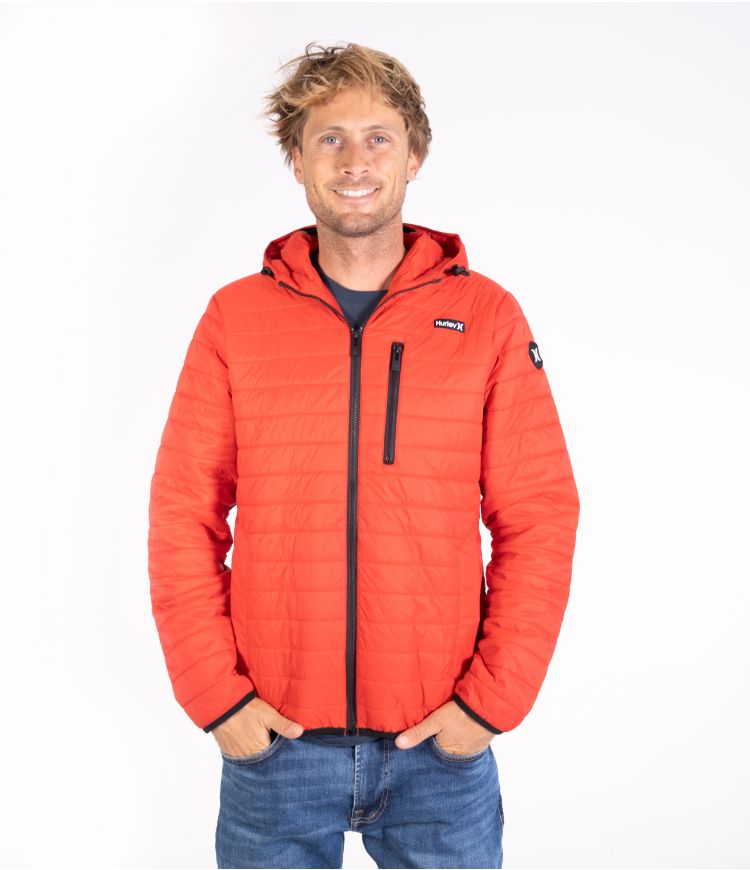 BALSAM QUILTED PACKABLE JACKET - MEN|UNIVERSITY RED|M