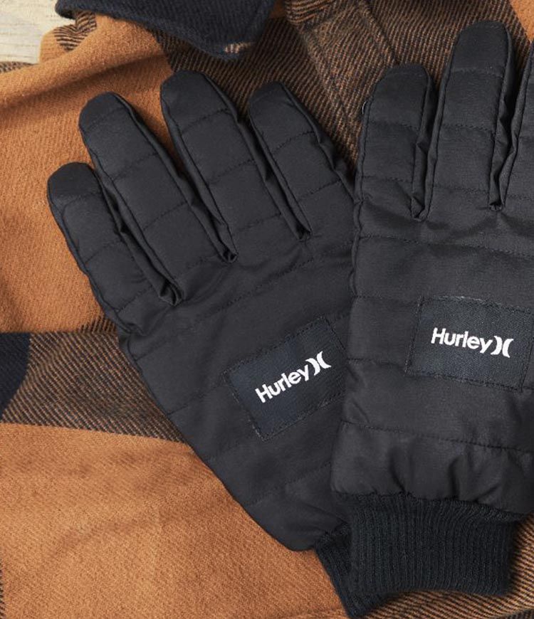  Hurley Guantes de nieve para hombre, guantes térmicos