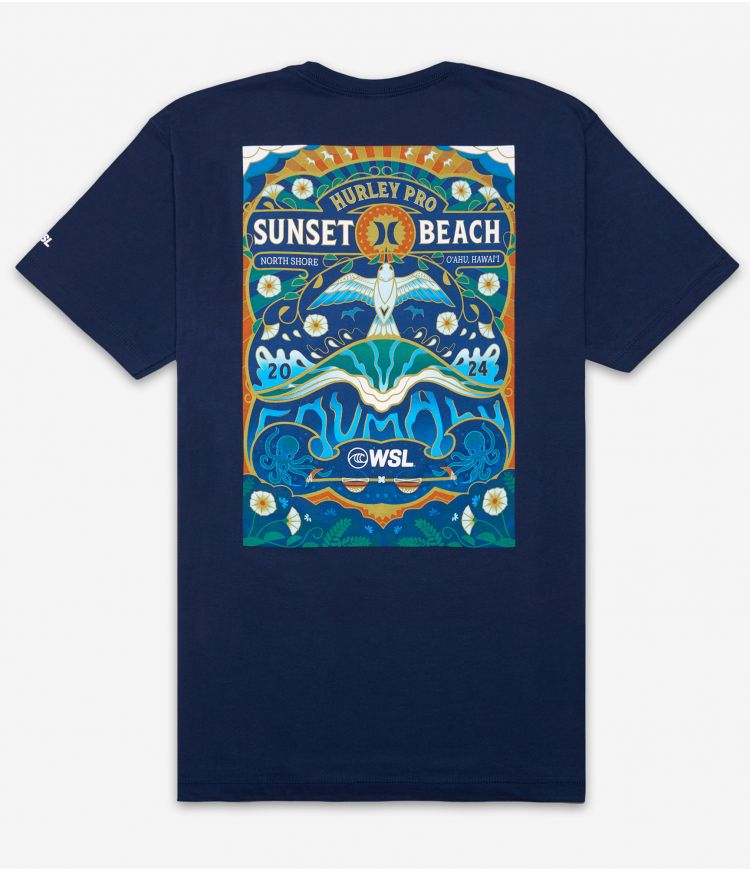 T-Shirt short sleeve men - Hurley Sunset Pro 2024