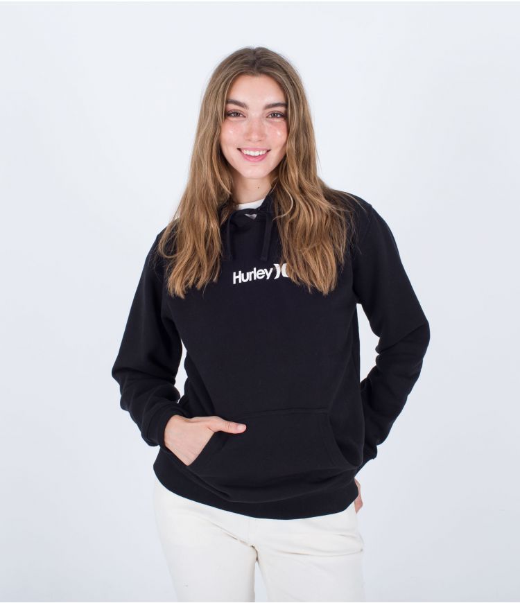 Hurley Double Dip Dye Crew Sweatshirt - Women's Sweatshirts in Thunder Grey